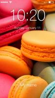 Sweet French Macaron Cake App Lock スクリーンショット 2