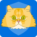 Puffy Cute Persian Cat Kitten App Lock aplikacja