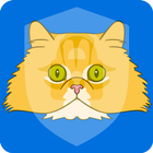 Puffy Cute Persian Cat Kitten App Lock icono