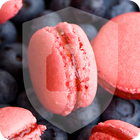 Rainbow French Sweet Macaron Security App Lock आइकन