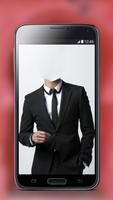 Men's Clothing Suit Montage Affiche