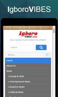 IGBORO VIBES Mobile App Affiche
