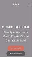Sonic Private School poster