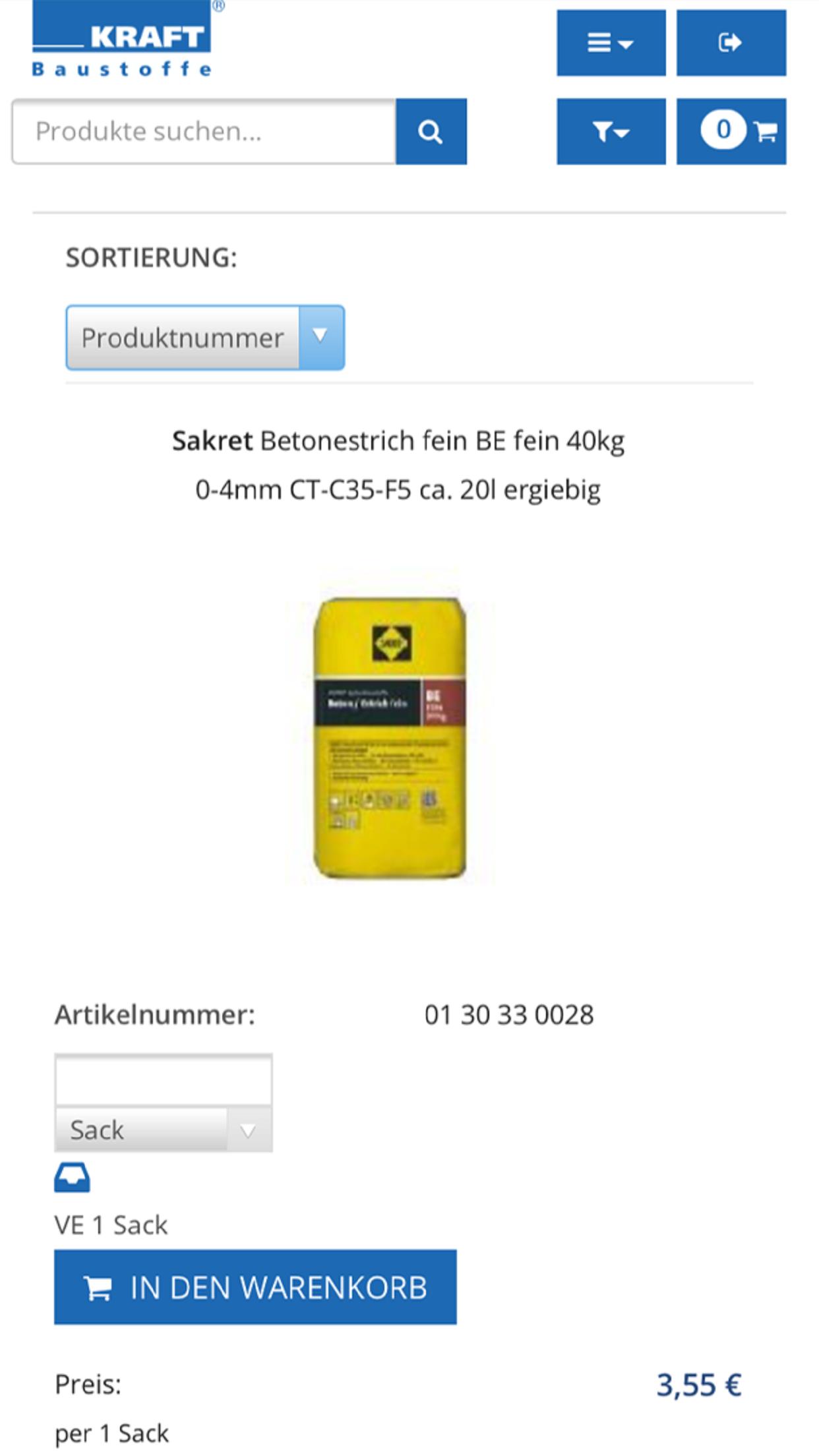 Online Shop Kraft Baustoffe For Android Apk Download