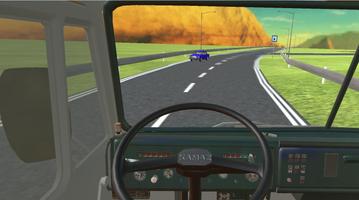Russian Truck Simulator الملصق