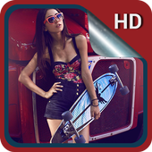 HD Backgrounds: Skateboard icon