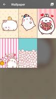 Cute Bunny Wallpaper Kawaii Molang App Lock скриншот 3