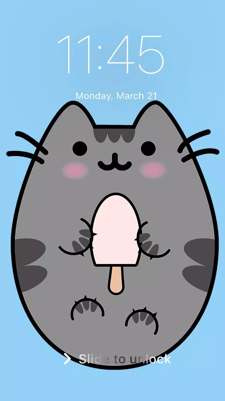 Descarga de APK de Cute Pusheen Cat HD Wallpaper Kawaii App Lock para  Android