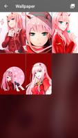 Darling Wallpaper Two Cute Zero Anime App Lock screenshot 2