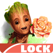 Little Groot Lovely  Baby Art Theme App Lock