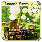 Garten-Party-Design-Ideen Zeichen