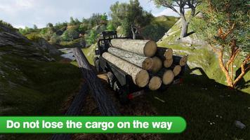 Lumberjack Logging Truck تصوير الشاشة 1