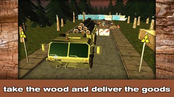 Lumberjack Offroad Truck 3D plakat