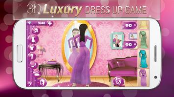 3D Luxury Dress Up Game capture d'écran 2