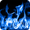 Blue Fire Live Wallpaper