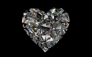 Diamond Hearts Live Wallaper 海報