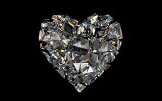 Diamond Hearts Live Wallaper پوسٹر