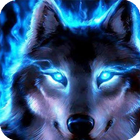 Wolf Eyes Live Wallpaper icône