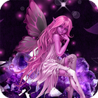 Pink Fairy HD Live Wallpaper आइकन