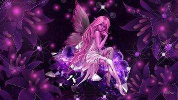 Pink Fairy HD Live Wallpaper Affiche