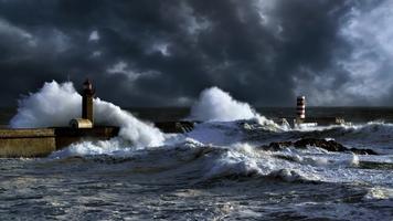 Sea Storm Live Wallpaper captura de pantalla 1