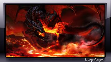 Fire Dragon Wallpaper Ekran Görüntüsü 3