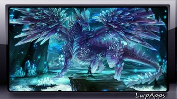 Ice Dragon Wallpaper capture d'écran 1