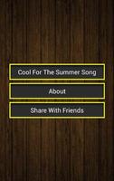 Cool For The Summer Lyrics Affiche