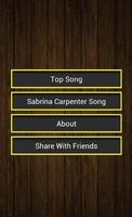 Sabrina Carpenter Top Songs Affiche