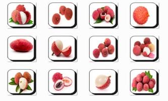 Poster New Lychee Fruit Onet Game