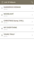 Ariana Grande Album Songs Lyri screenshot 1