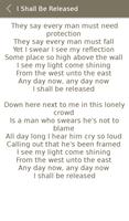 Bob Dylan Album Songs Lyrics screenshot 2