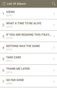 All Drake Album Songs Lyrics ภาพหน้าจอ 1