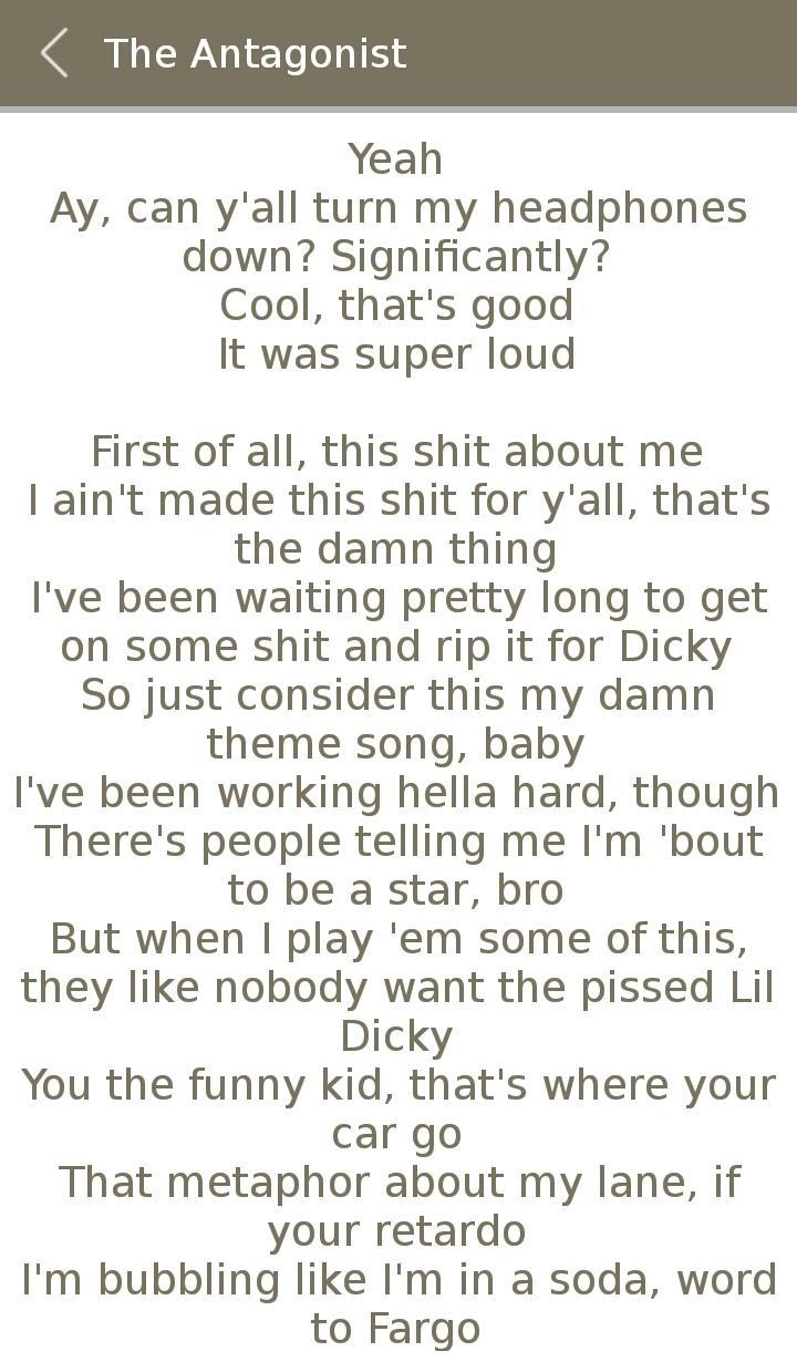 Lil Dicky Album Songs Lyrics for Android - APK Download