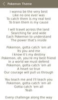All Pokemon Album Songs Lyrics ภาพหน้าจอ 2