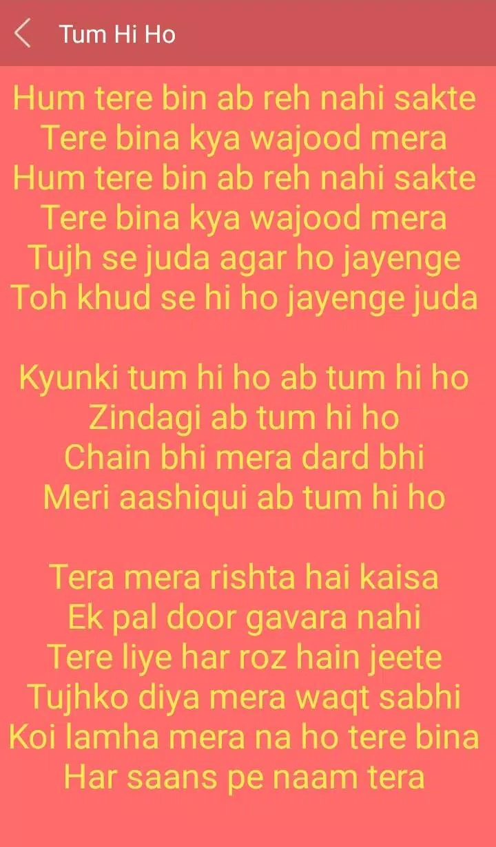 Tum Hi Ho English Version Video Song Download Aashiqui 2 Tum Hi Ho Lyrics In English