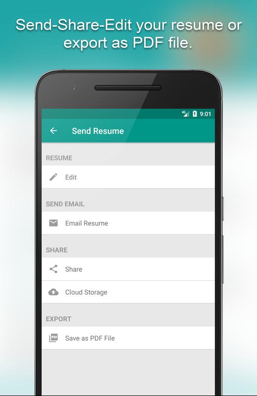 resume builder app free apk download free tools app for android