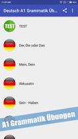 German A1 Grammar Exercises Affiche
