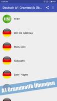 German A1 Grammar Exercises پوسٹر