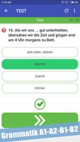 Test zur Deutsch Grammatik A1- Screenshot 1