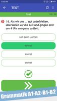 Test zur Deutsch Grammatik A1- screenshot 1