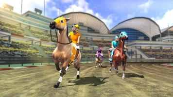Horse Racing 2019: Multiplayer Game الملصق
