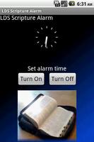 LDS Scripture Alarm/ Bookmark 포스터