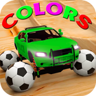 Learn Paint: Coloring Cars Fun Racing Game icône