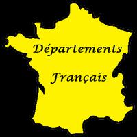Les départements Français Affiche