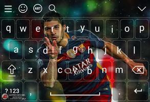 Keyboard For Luis Suarez постер