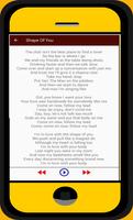 Ed Sheeran Lyric and Songs تصوير الشاشة 2