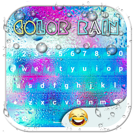 Color Rain Emoji Keyboards