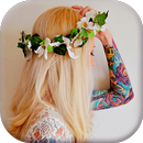 Flower Crown Hairstyle Editor APK