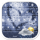 Le Thème Du Clavier Pluies APK